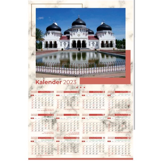 

kalender dinding 2023 (mesjid )