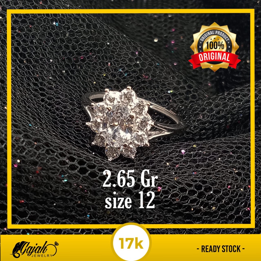 Cincin emas 17K - 2.65 gr kadar 750 - 4010