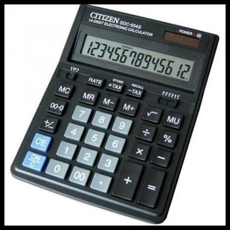 

Citizen Sdc-444S Original - Desktop Calculator - Kalkulator Meja 444 S
