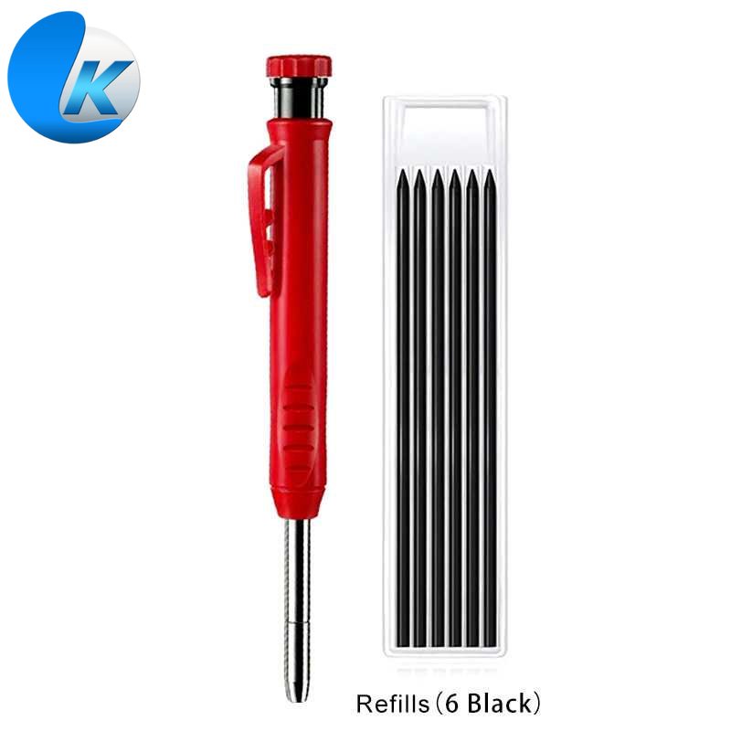 

BAILE Pensil Refill Solid Carpenter Marking Pencil with Refill B15322 [ Kafii ]