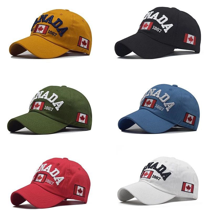 Canada EST 1867 Topi Baseball Hat Cap Casual Sport Pria Wanita Distro termurah