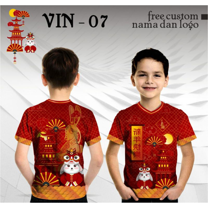 Jersey Imlek anak 2023 Imlek 2023 shio kelinci