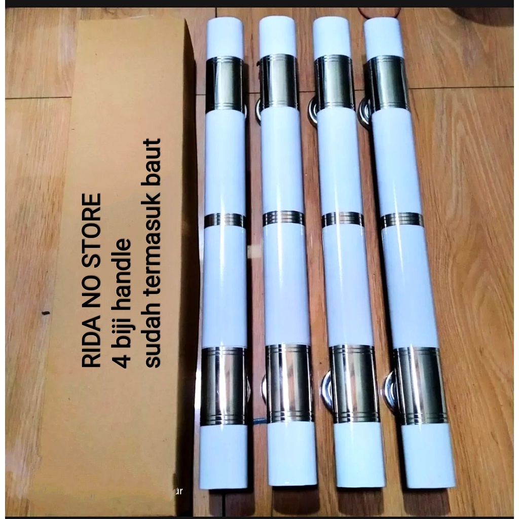 Paket Handle Pintu 45 cm isi 4 Pegangan Pintu Rumah Minimalis Model Oval