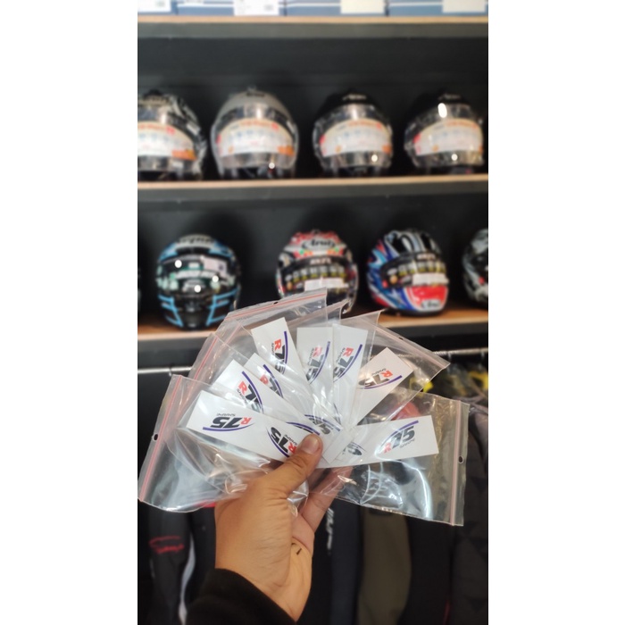 Sticker Visor Arai R75 Shape