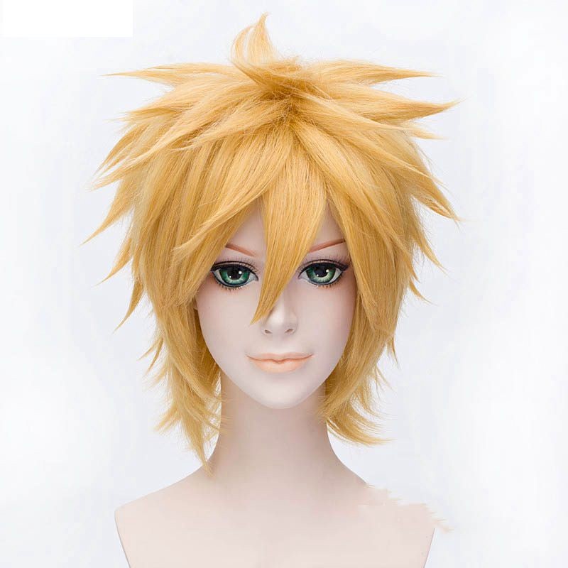 Wig cosplay naruto blonde