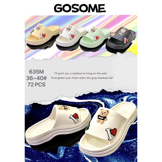 Sandal Slop Cewek Fuji Viral Gosome 635
