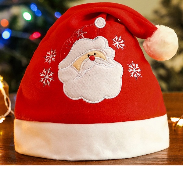 Topi Natal Santa Polos Lucu Keren dan Variasi Hiasan Bermotif Santa Rusa Snowman (KIM)