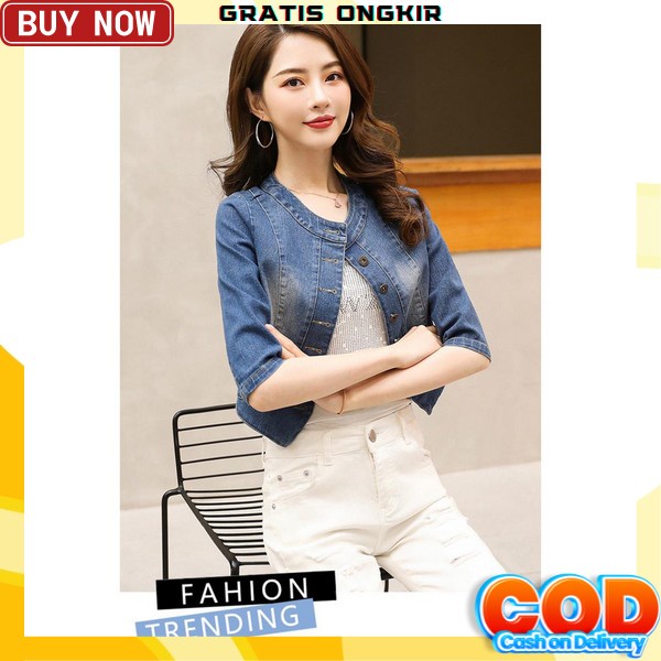 Jaket Jeans Wanita Jaket Biondy Denim Jeans Wanita Jins Jaket Cewek Cewe Murah Terbaru Jaket Lepis C