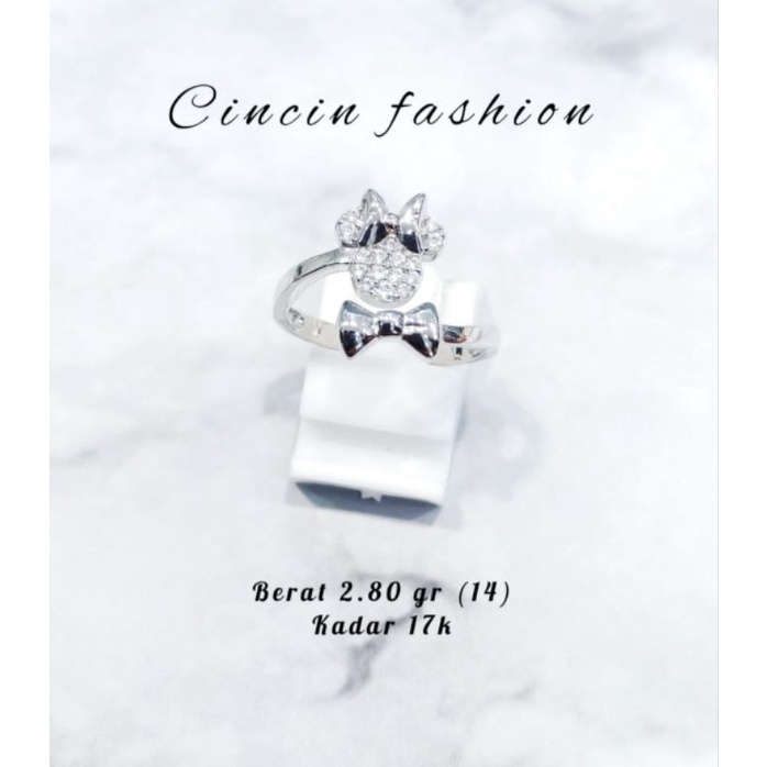 Cincin emas 75 mickey pita