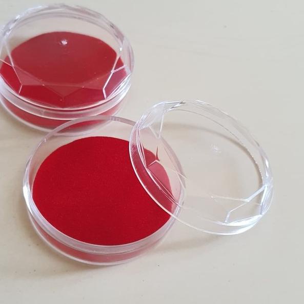 

(Isi 12) Kotak / Box / Tempat Plastik Bulat 6cm Aksesoris Bros Rosario