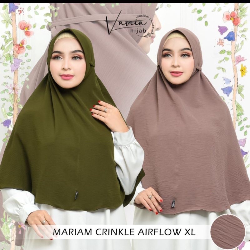 KERUDUNG PED TALI CRINKLE XL BERGO MARYAM PED TALI