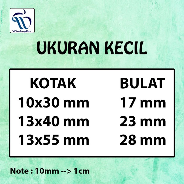 

Stempel / Stempel Custom / Stempel Nama / Stampel Custom Paling Murah