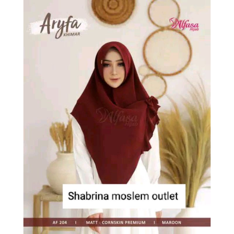 BIG SALE .  Cuci Gudang Promo Alfasa Hijab Bergo Khimar Aryfa Af 204
