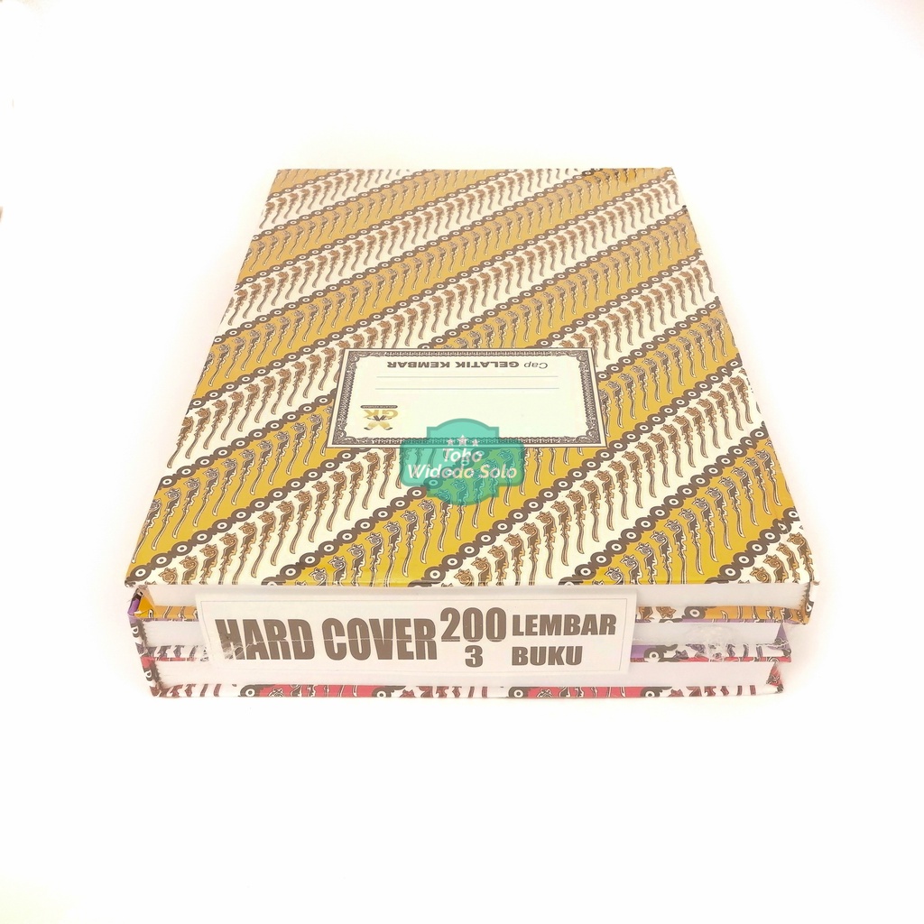 

Buku Tulis Hard Cover Folio 200 Gelatik Kembar GK F4 21x31cm 200 Lembar - 1 Pack Isi 3 Buku