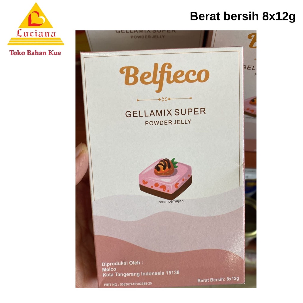 Belfieco gelamix super powder jelly 96gram