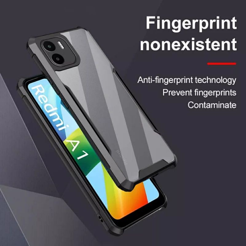 Promo Paket 3in1 Case Redmi A1 12C Softcase Shockproof Transparan Casing