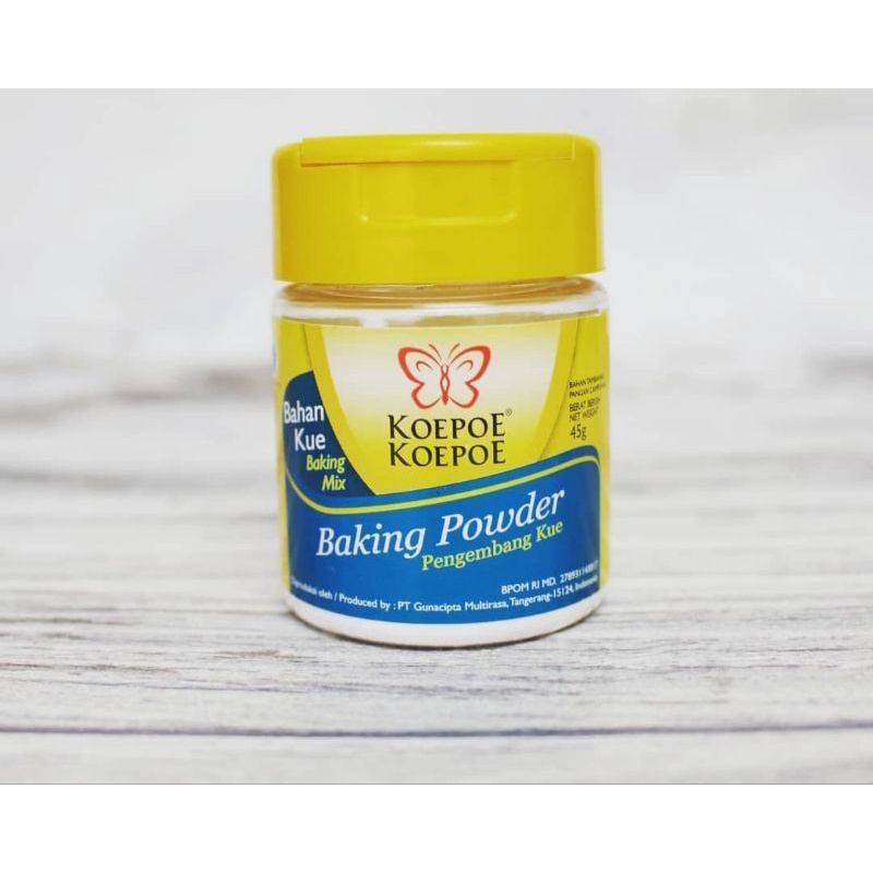 

baking powder kupu kupu / koepoe 45g