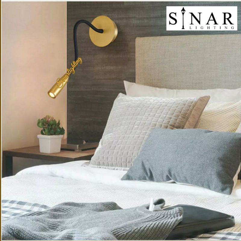 Lampu dinding/ Lampu baca Bedside fleksibel LED 111