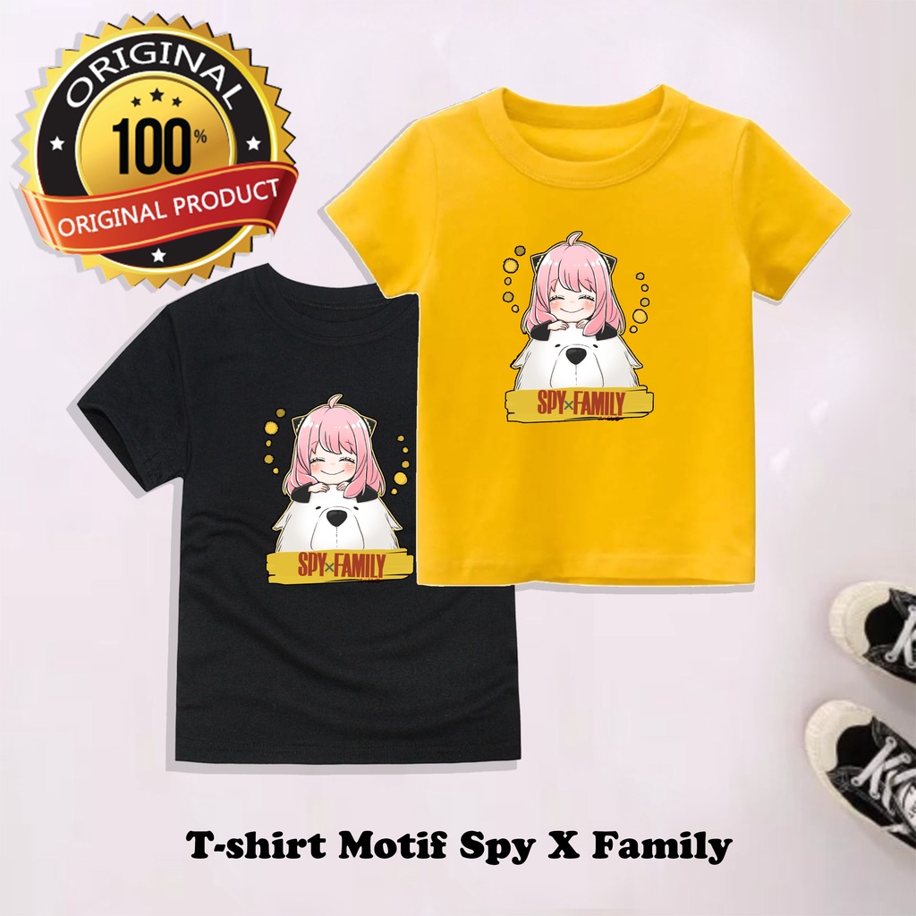 PVJ - Kaos Anime Spy X Family Anak Perempuan Anya Forger