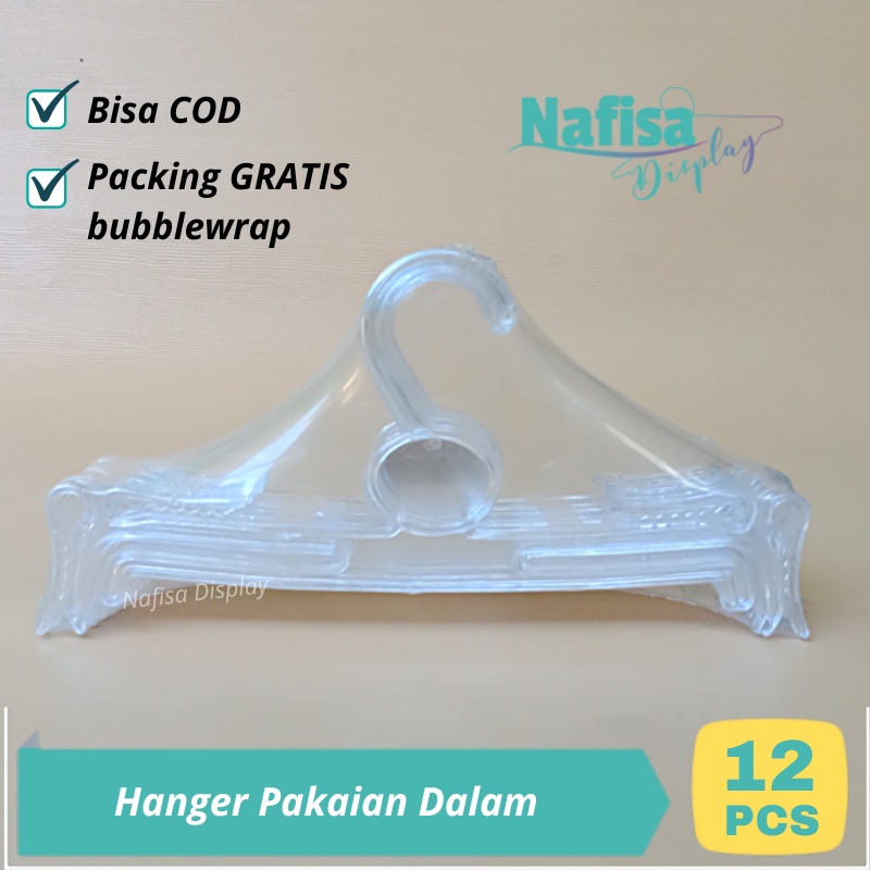 Syafa Dstore Gantungan Setelan Bra 1 Lusin Hanger Display Celana Dalam Dan Bh Kristal Nafisa