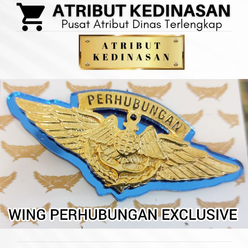 Wing Dishub perhubungan Exclusive BAC ATRIBUT