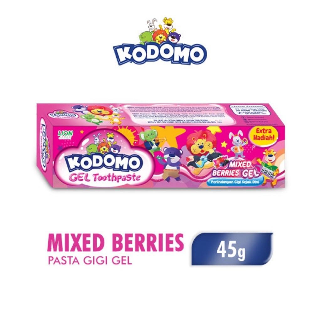 Kodomo Pasta Gigi Anak 45gr - Mix Berries