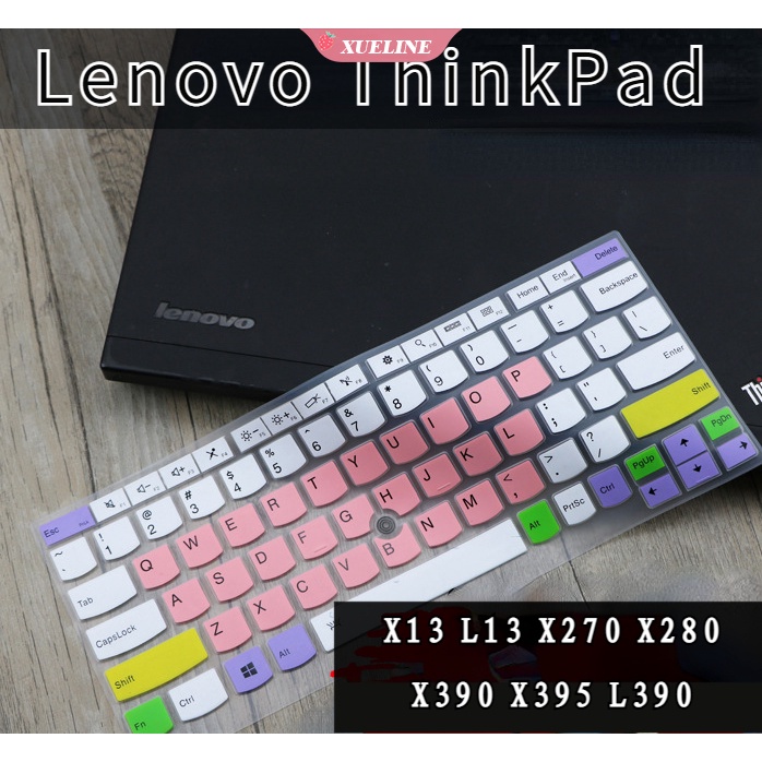 Cover keyboard Bahan Silikon Untuk Lenovo ThinkPad X13 L13 X270 X280 X390 X395 L390 X380 Yoga X390 12.5 inch
