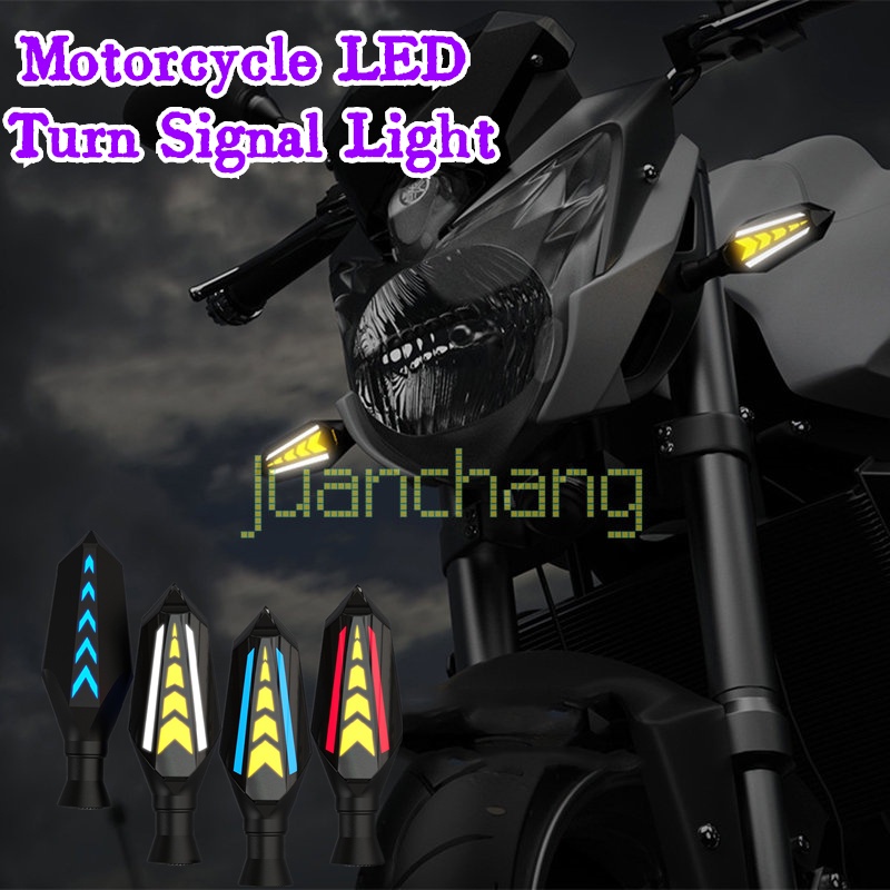 Lampu Sein LED 12V Dua Sisi Tahan Air IP65 Dengan Relay Built-in Untuk Motor Universal M10 Bolt