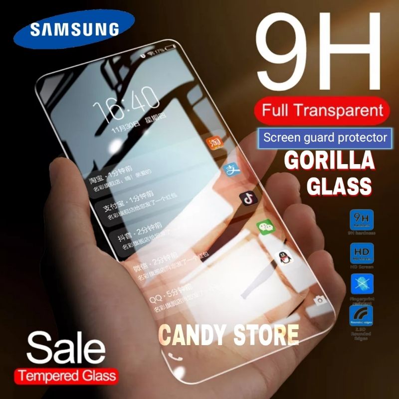 Gorilla Glass Full Lem Bening Samsung Ace NXT / Young 2 / Xcover 4 / Alpha Tempered Glass Kaca Anti 