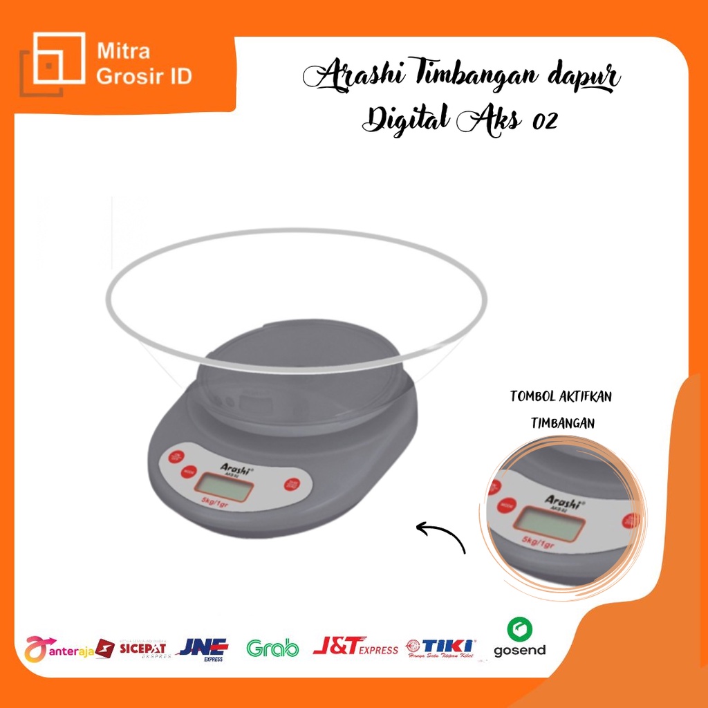 ARASHI TIMBAGAN DAPUR DIGITAL AKS 02