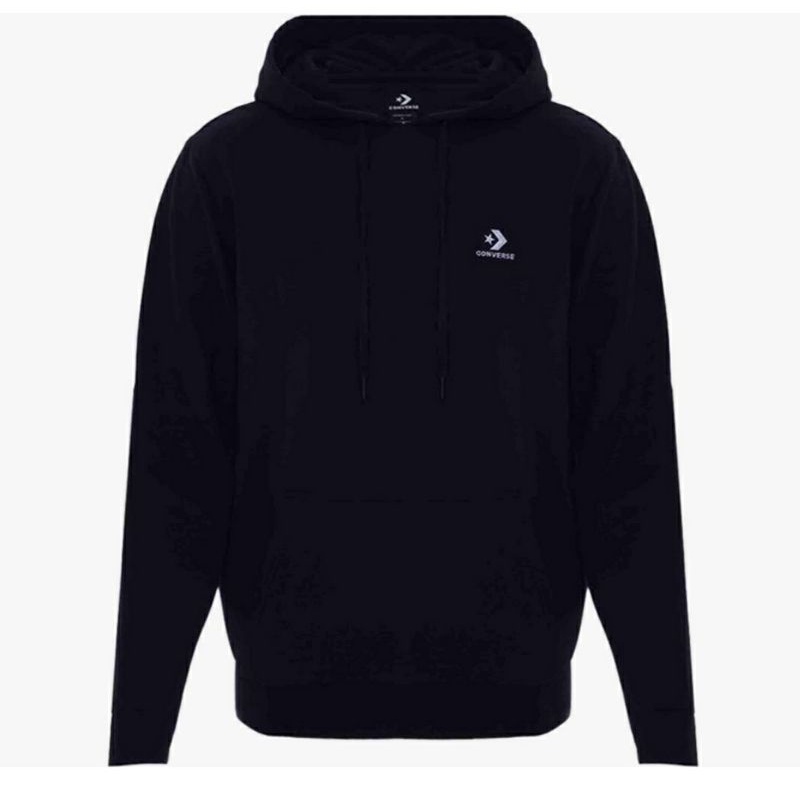 CONVERSE MEN'S HOODIE SC EMB CLASSIC BlACK