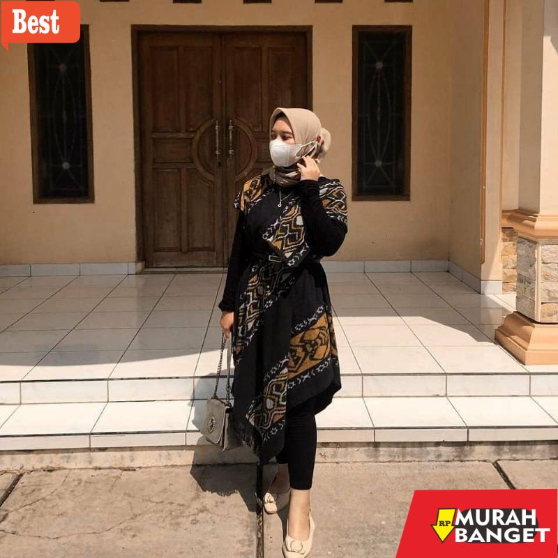 model dress terbaru 2022 Dress korea dress wanita dress kondangan Baju kantor tenun blanket etnik dr