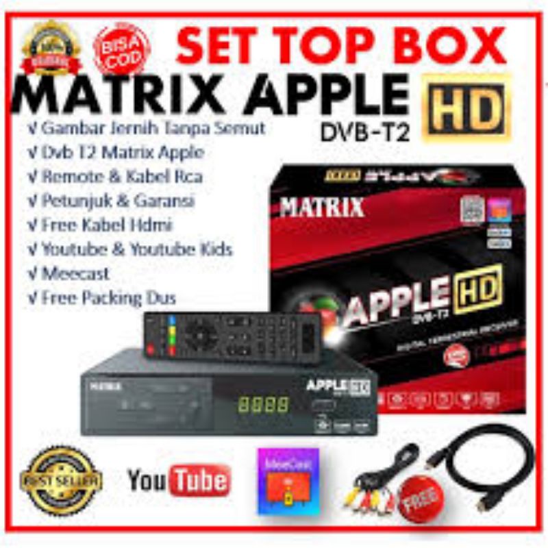 SET TOP BOX MATRIX DIGITAL 11.11 SALE Bisa di tv tabung,led dan lcd