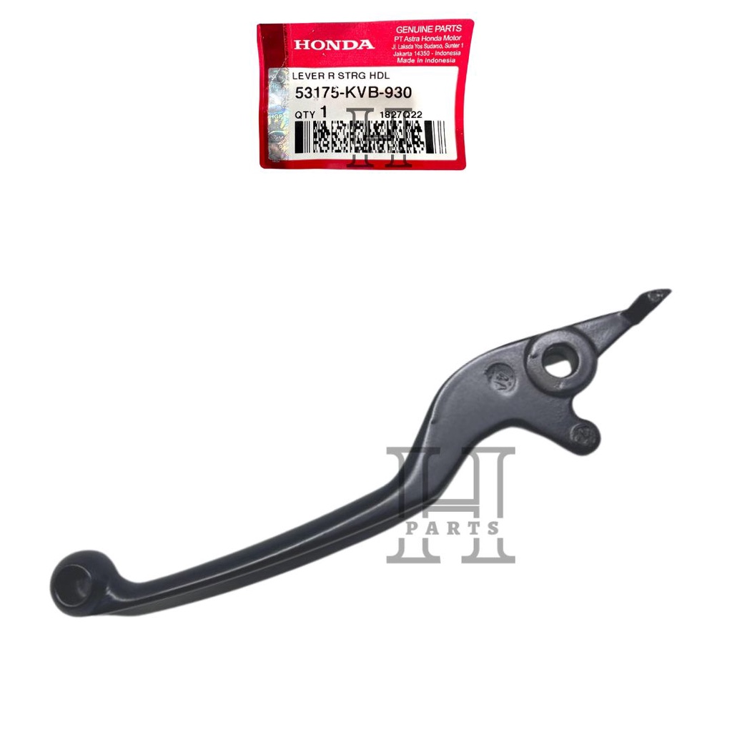 HANDLE REM KANAN LEVER R STEERING HANDLE VARIO TECHNO KARBURATOR NON CBS 53175-KVB-930 ASLI ORIGINAL AHM HGP HONDA