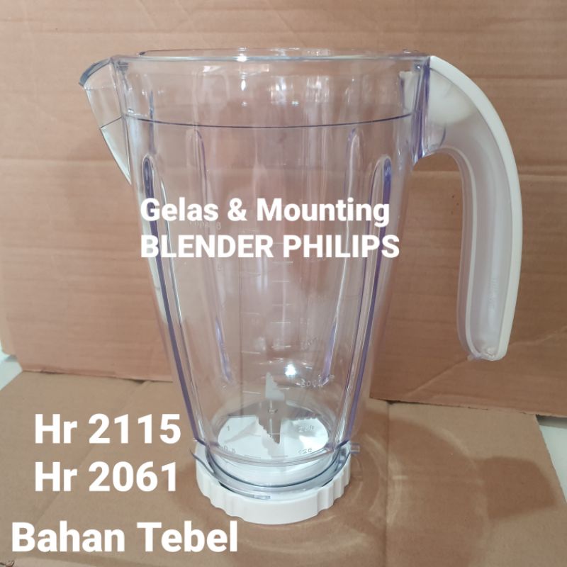 GELAS BLENDER PHILIPS HR 2115 2061 PLASTIK