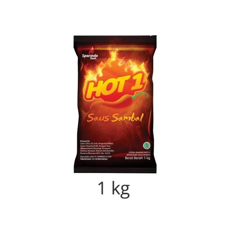 

Saus sambel HOT1 1kg