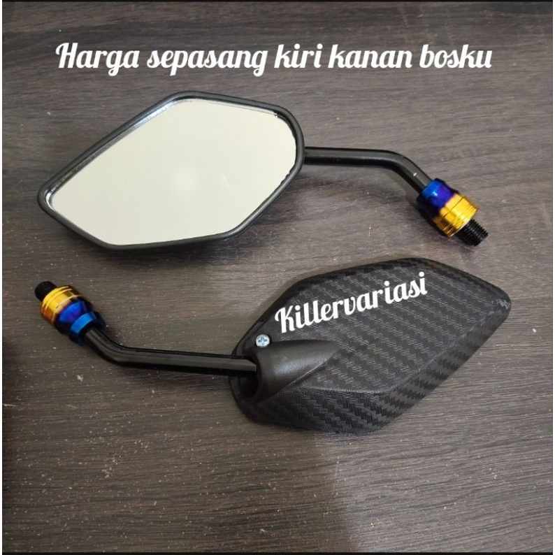 spion Jupiter z Vixion Mio Xeon spion model Jupiter Z1 motif karbon + monel cnc two tone