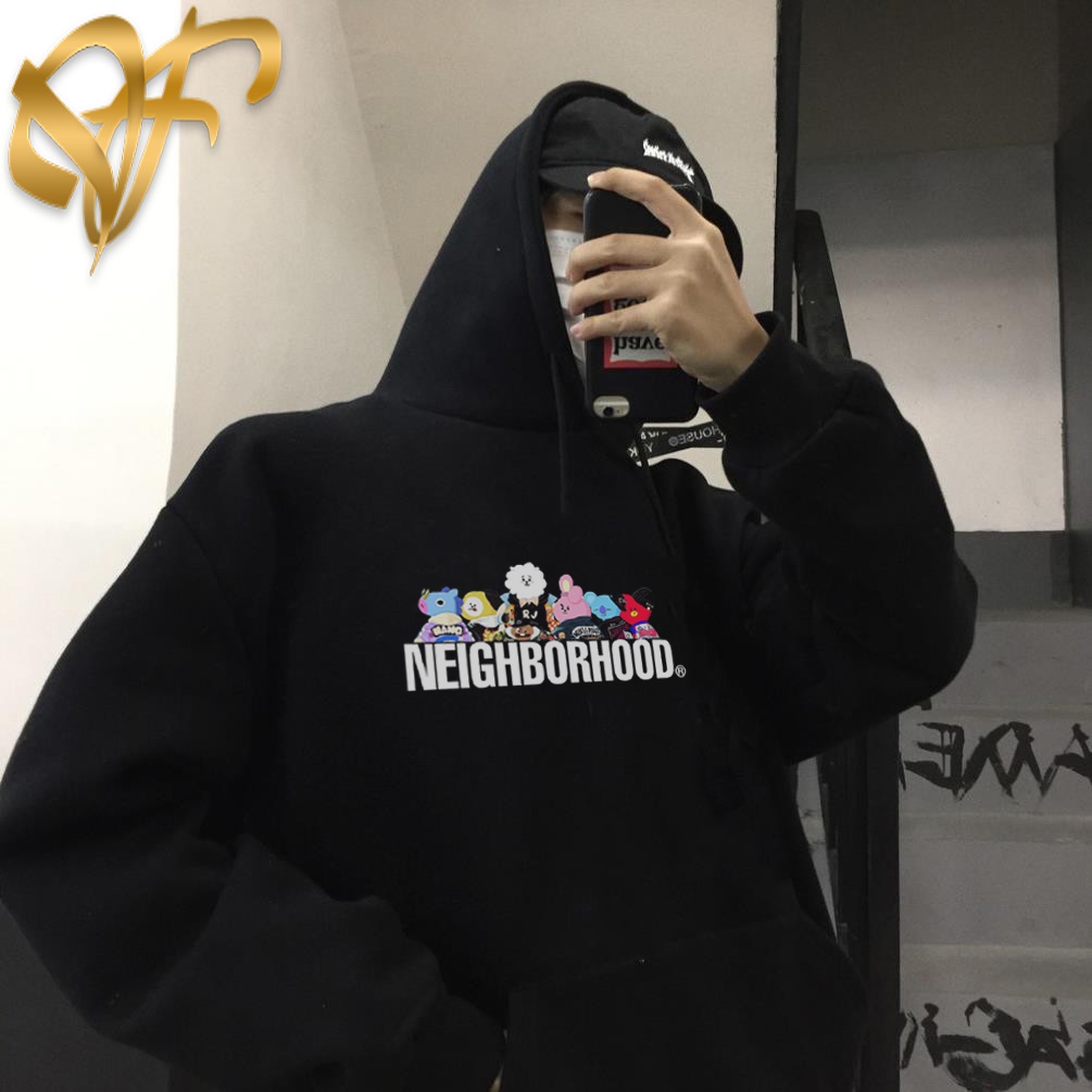 Hoodie Neighborhood BT21 Unisex Pria &amp; Wanita Korean Style | Dhea Fashion