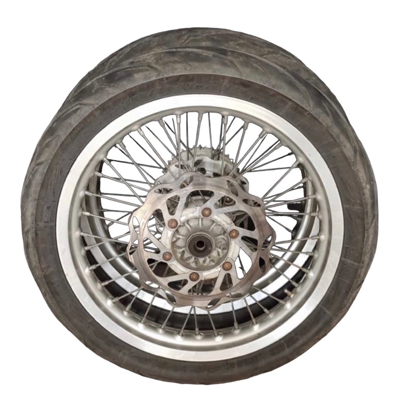 Velg set supermoto dtracker new original copotan motor