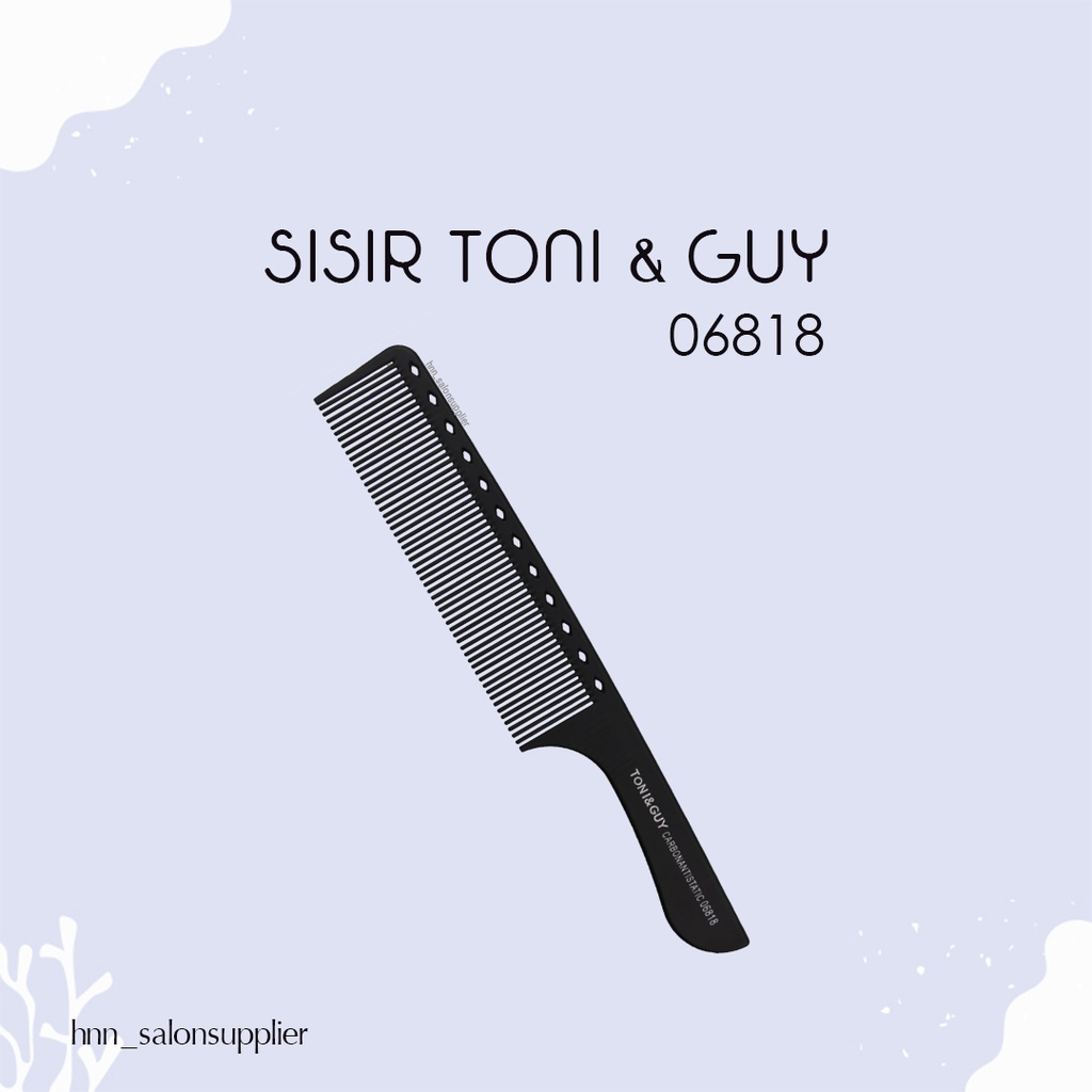 Sisir Potong Rambut Salon Barber Toni and Guy 06818 Professional Quality
