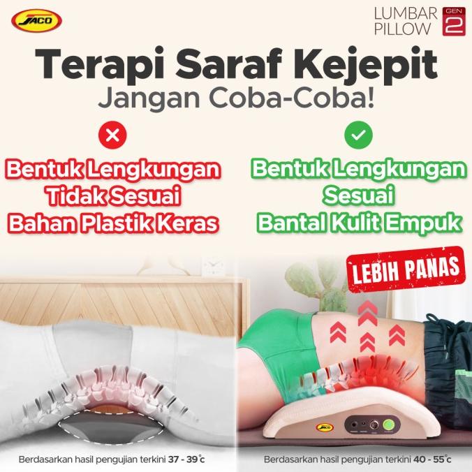 JACO Bantal Therapy Tulang Belakang Lumbar Pillow