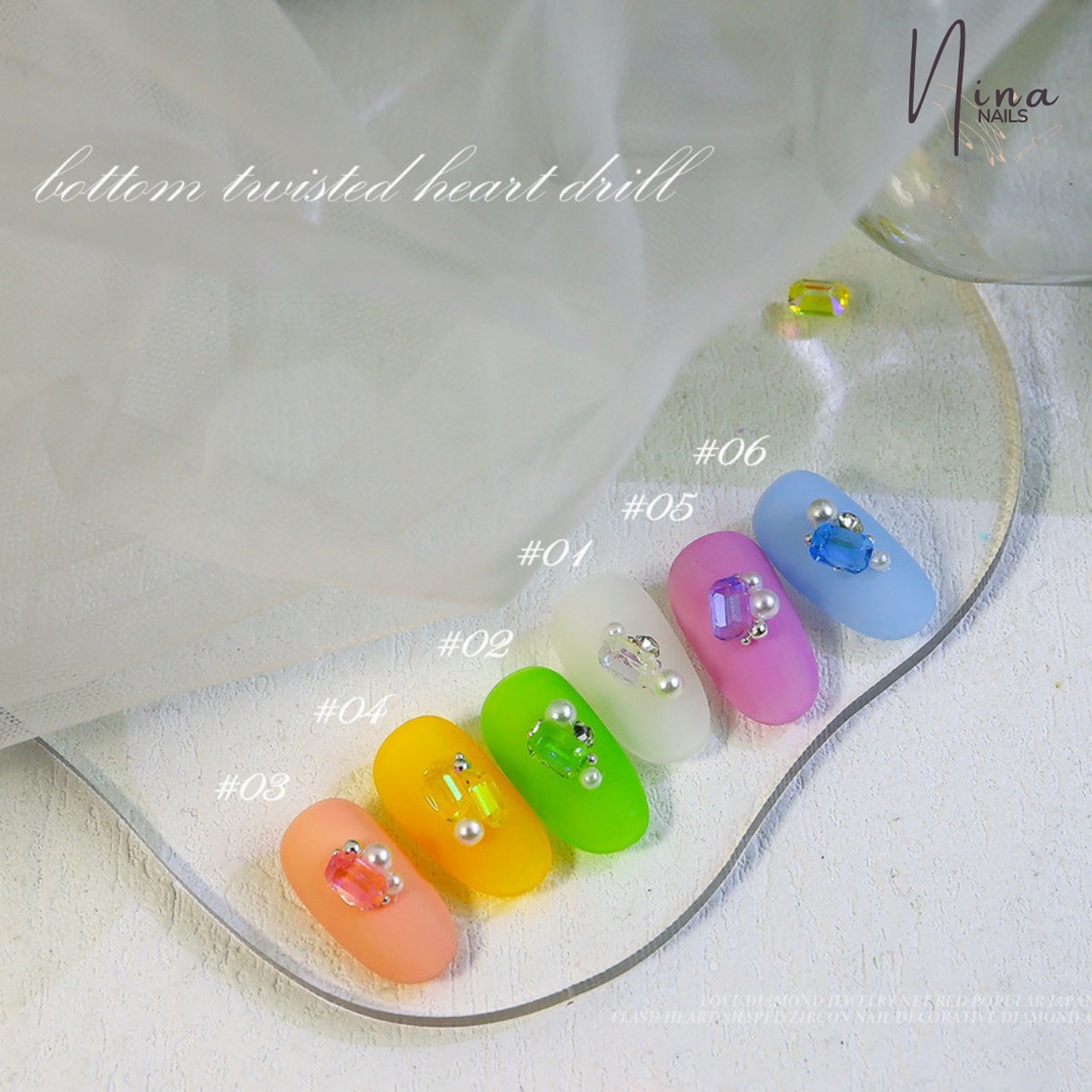 Nail art aksesoris ice cube transparen nail accessories wheel manik untuk hiasan kuku/nail art wheel/ aksesoris nail art