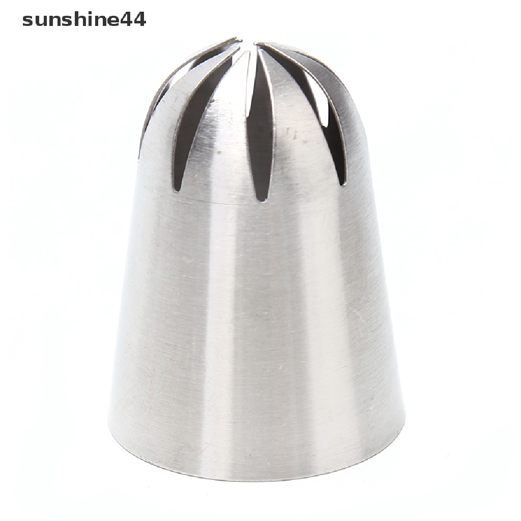 Sunshine Spuit Piping Stainless Steel Bentuk Bunga Mawar Ukuran Besar Untuk Dekorasi Kue