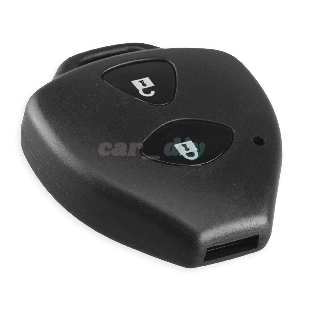 Rumah / Casing Kunci Remote Mobil 2 / 3 / 4 Tombol Plastik Warna Hitam Untuk Toyota Camry 2007 2008 2009 2010 Avalon Corolla Matrix RAV4 Venza Yaris