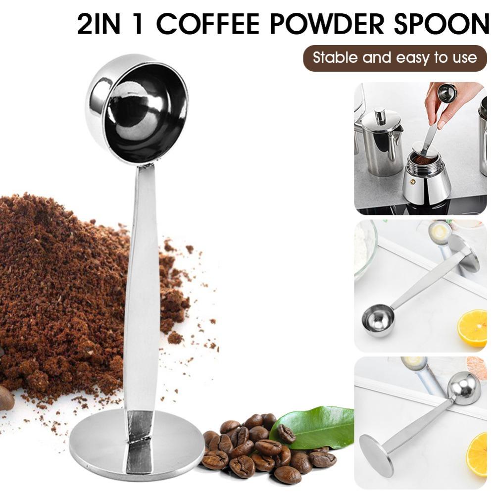 Preva Coffee Scoop Stand Portable Aksesoris Dapur Tamper Spoon