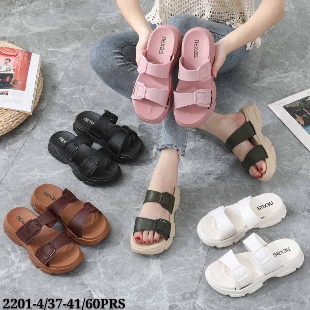 Sandal Wanita Tali Jelly Wedges wanita CLOVER import / Sandal Wedges Wanita Terbaru 2022