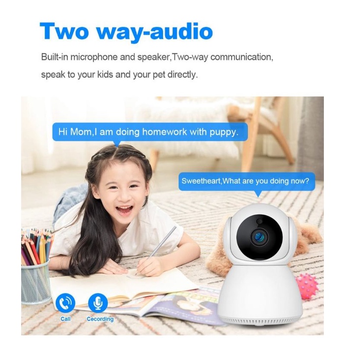 IP CAMERA SNOWMAN 8MP WIFI WIRELESS HD 1080P CAMERA CCTV V380 INFRARED NIGHT VISION