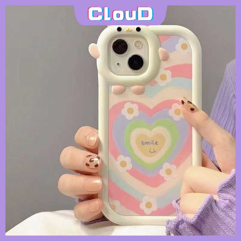 Lensa 3D Bow Monster Gradasi Love Hati Case Vivo Y16 Y51A Y22 Y22s Y31 Y51 Y21S Y12 Y11 Y15 Y33S Y02s V23 Y75 Y21 Y91 Y53s Y91C V25E V23E Y30 Y12i Y17 Y20i Y55 Y51A Y15S Y35 Y20