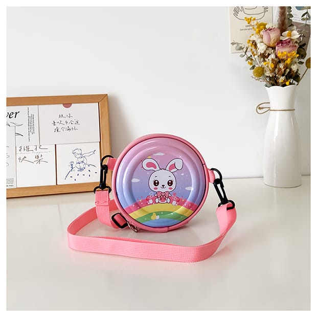 [JUALSEMUA18]Tas Selempang Anak Motif Karton Lucu / Cute Kids Sling Bag / Tas Selempang Cangkang anti air / Import