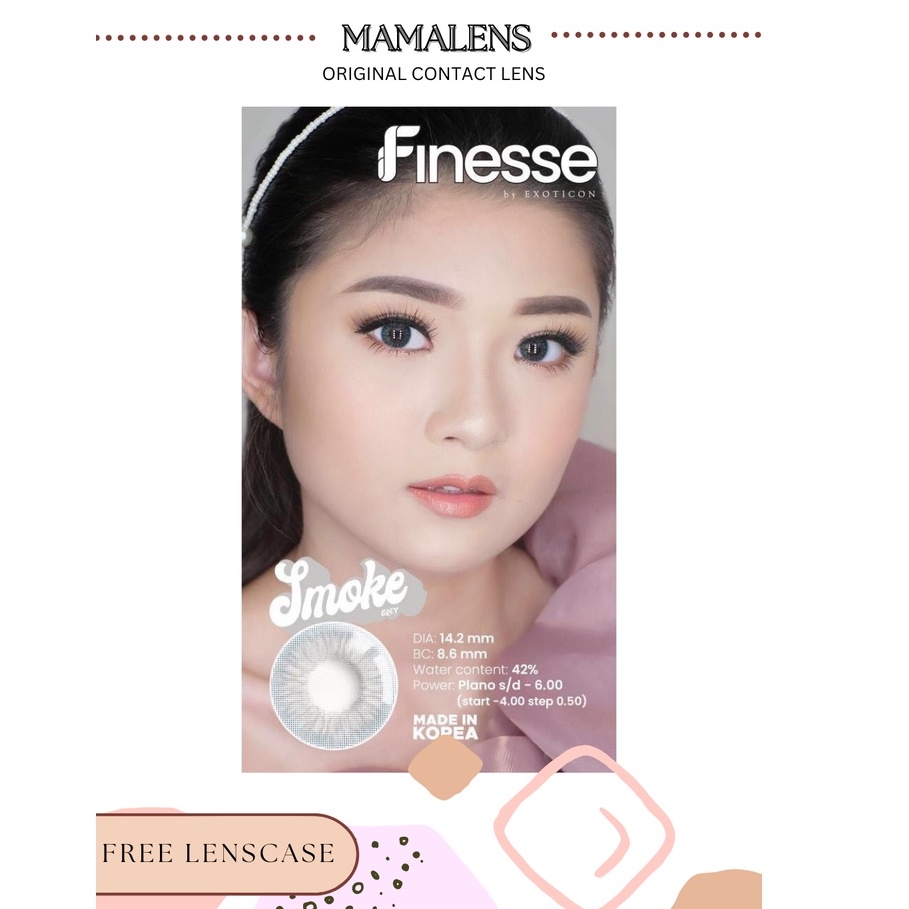 SOFTLENS FINESSE DIA 14.2MM BY EXOTICON NORMAL FREE LENSCASE - MAMALENS
